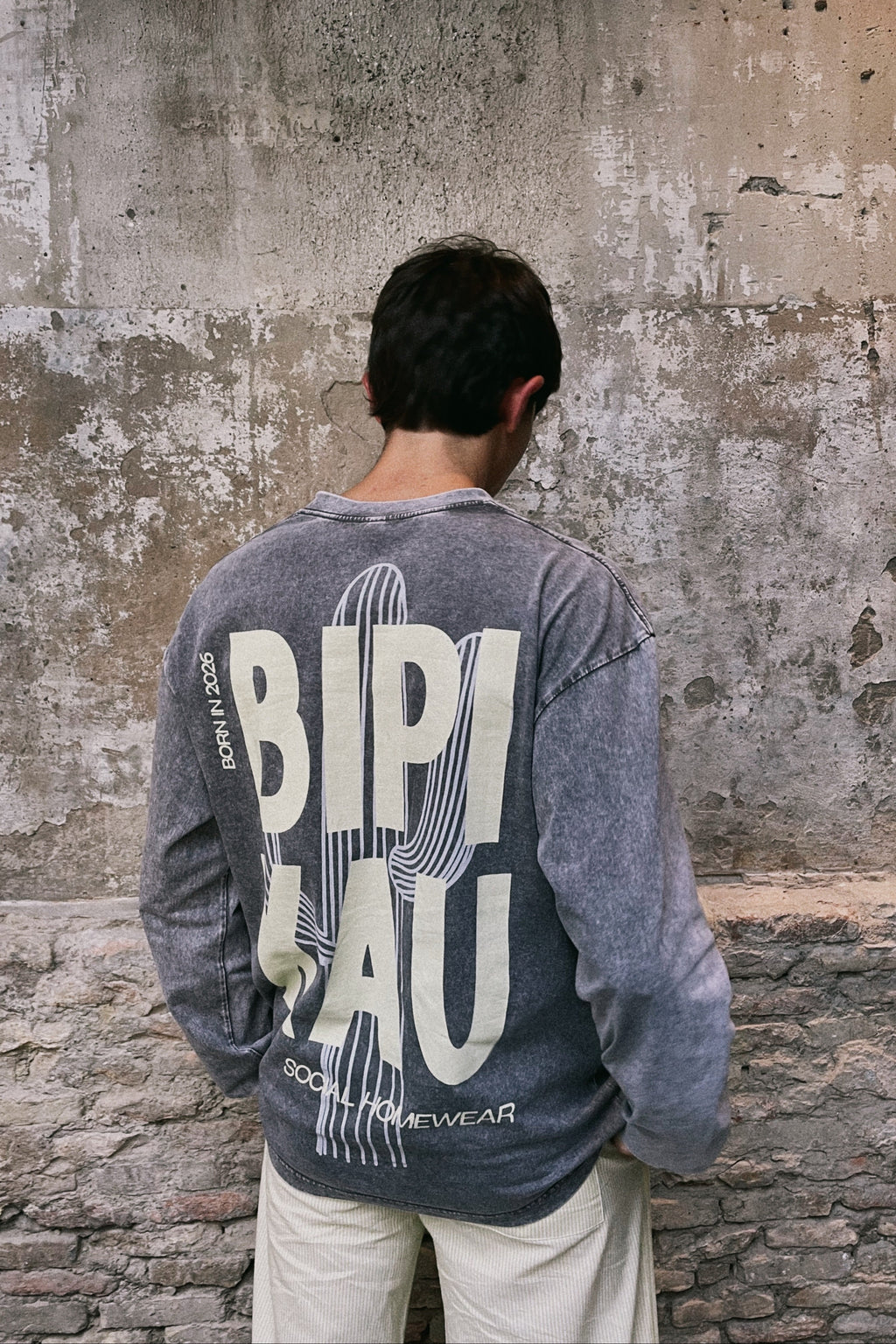 CACTUS TEE GREY